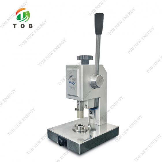 Small Manual Die Cutting Punching Machine For Coin Cell Electrode and Separator Cutting