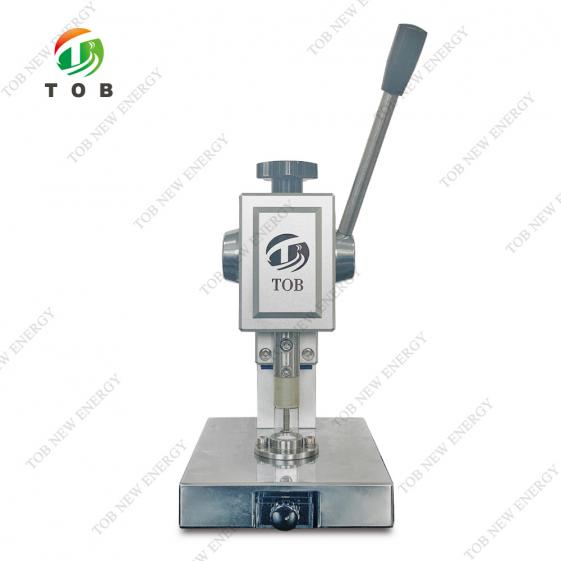 Small Manual Die Cutting Punching Machine For Coin Cell Electrode and Separator Cutting