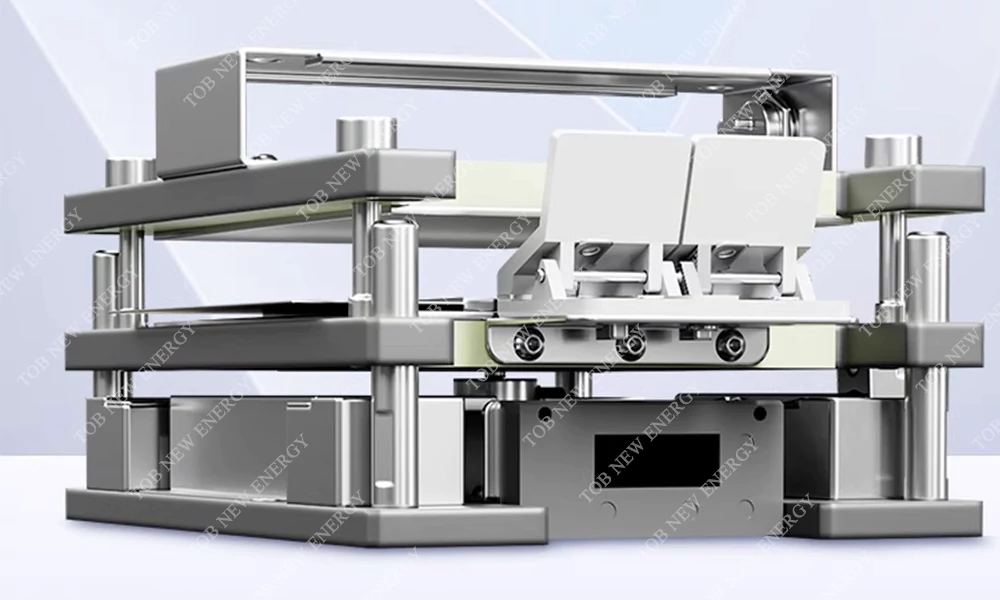 Heating and Pressurizing Pouch Cell Clamp for Battery Charge and Discharge Test