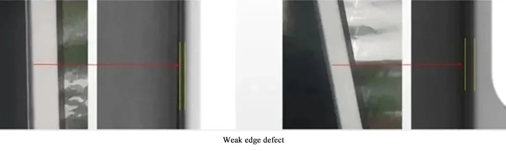 Weak edge defect