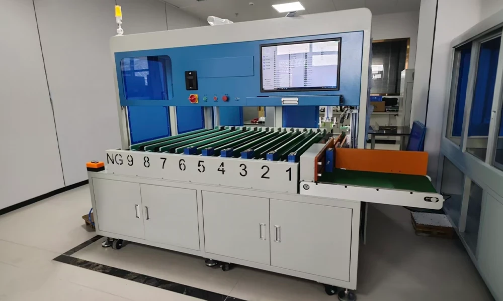 TOB NEW ENERGY Prismatic Cell Automatic Sorting Machine with High-Precision IR & Voltage Testing