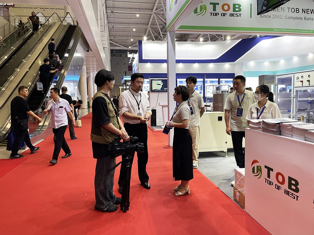 TOB Interviewed by China Central Television (CCTV) at CIBF 2025 TOB Interviewed by China Central Television (CCTV) at CIBF 2025