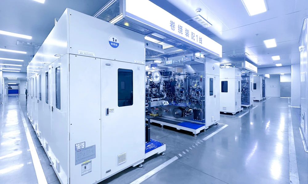 21700 tabless battery production line winding and assembly process