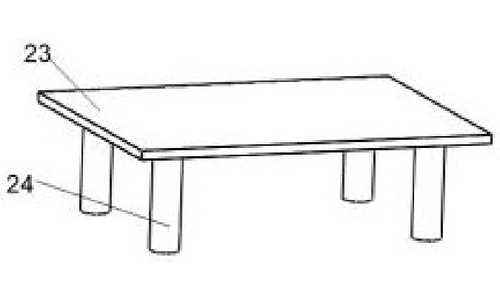 CN215451487U Figure 3 - structure of the support device